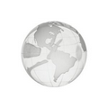 Glass Globe Paperweight Trophy
